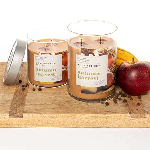 Signature Soy Lidded Autumn Harvest Scented Candle