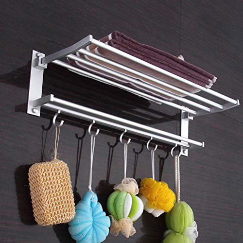 Acofuns Towel Holder Aluminum Bath Kitchen Hanger Set Holder Bar Rail Towel Rack