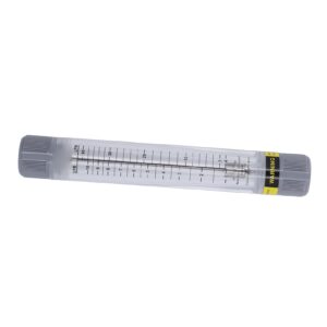 Flowmeter Flow Measuring Tool,Liquid Flow Flowmeter Tube Type 1‑10GPM Accurate Scale Transparent Acrylic Water Flow Meter G1 Female Thread, Water Rotameter Instantaneous for Factory Industry