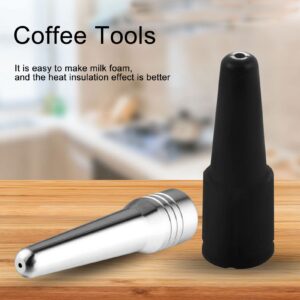 Coffee Machine Steam Nozzle,Hole Silicone Milk Foam Spout Replacement, Easy to Install and Washable for Delonghi Coffee Maker