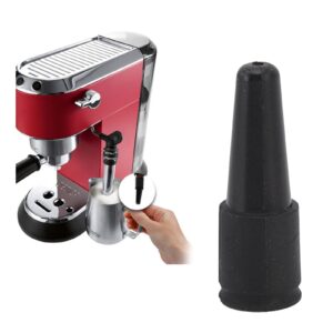 coffee machine steam nozzle,hole silicone milk foam spout replacement, easy to install and washable for delonghi coffee maker