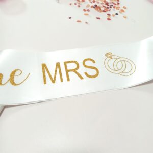 Magnusson's Garden Future Mrs Sash for Bride-to-Be, Bachelorette Party, Bridal Shower, Wedding Party Sash for Future Wifey