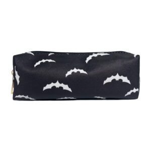 chpgpug pencil case bats halloween pouch pen case with zipper for office organizer school boys girls