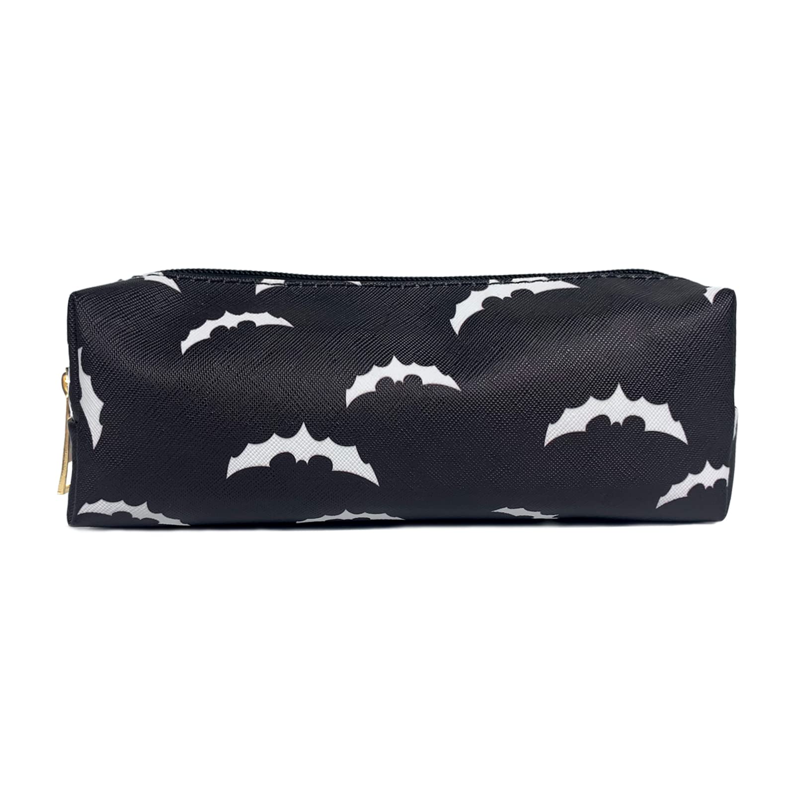 CHPGPUG Pencil Case Bats Halloween Pouch Pen Case with Zipper for Office Organizer School Boys Girls