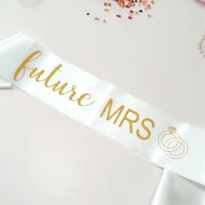 Magnusson's Garden Future Mrs Sash for Bride-to-Be, Bachelorette Party, Bridal Shower, Wedding Party Sash for Future Wifey