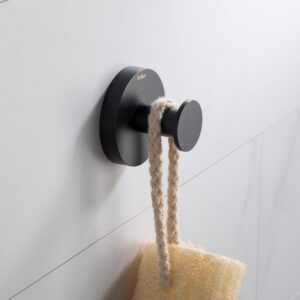 KRAUS Elie Bathroom Robe and Towel Hook in Brushed Gold, KEA-18801BG