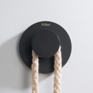 KRAUS Elie Bathroom Robe and Towel Hook in Brushed Gold, KEA-18801BG