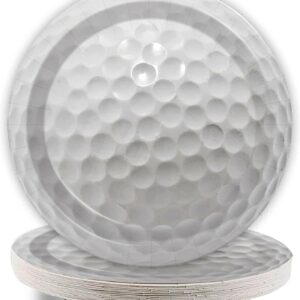 gisgfim 80 PCS Golf Plates Party Supplies Golf Sports Birthday Party Cake Dessert Plates Disposable Golf Ball Sports Favors Decorations for Boy Baby Shower