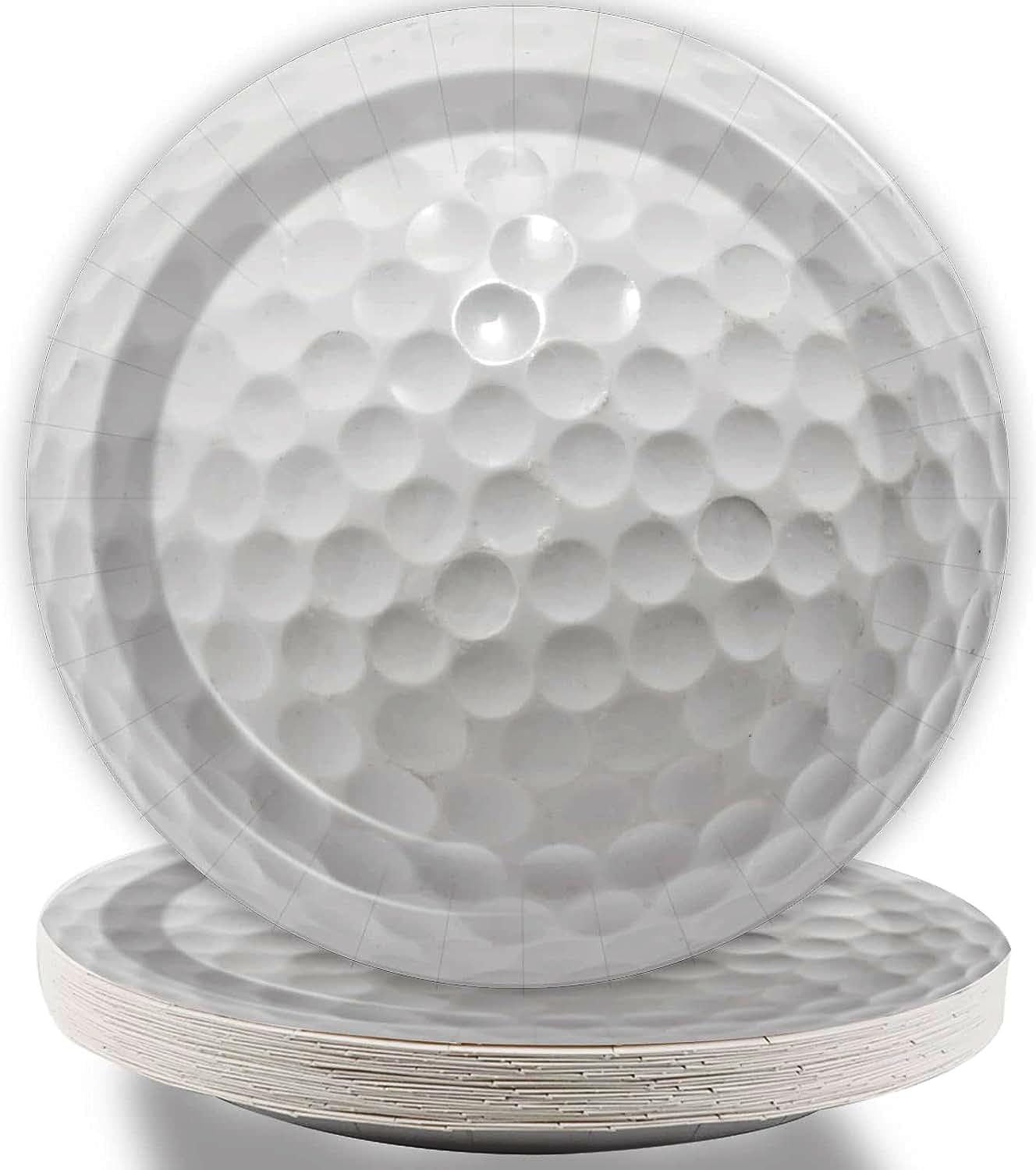 gisgfim 80 PCS Golf Plates Party Supplies Golf Sports Birthday Party Cake Dessert Plates Disposable Golf Ball Sports Favors Decorations for Boy Baby Shower