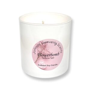 Flowerbomb Perfume Inspired Candle