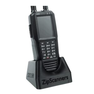 desktop stand for uniden sds100 police scanner | police scanner not included | designed for the uniden sds100 handheld police scanner only | stand police scanner upright & toggle between frequencies