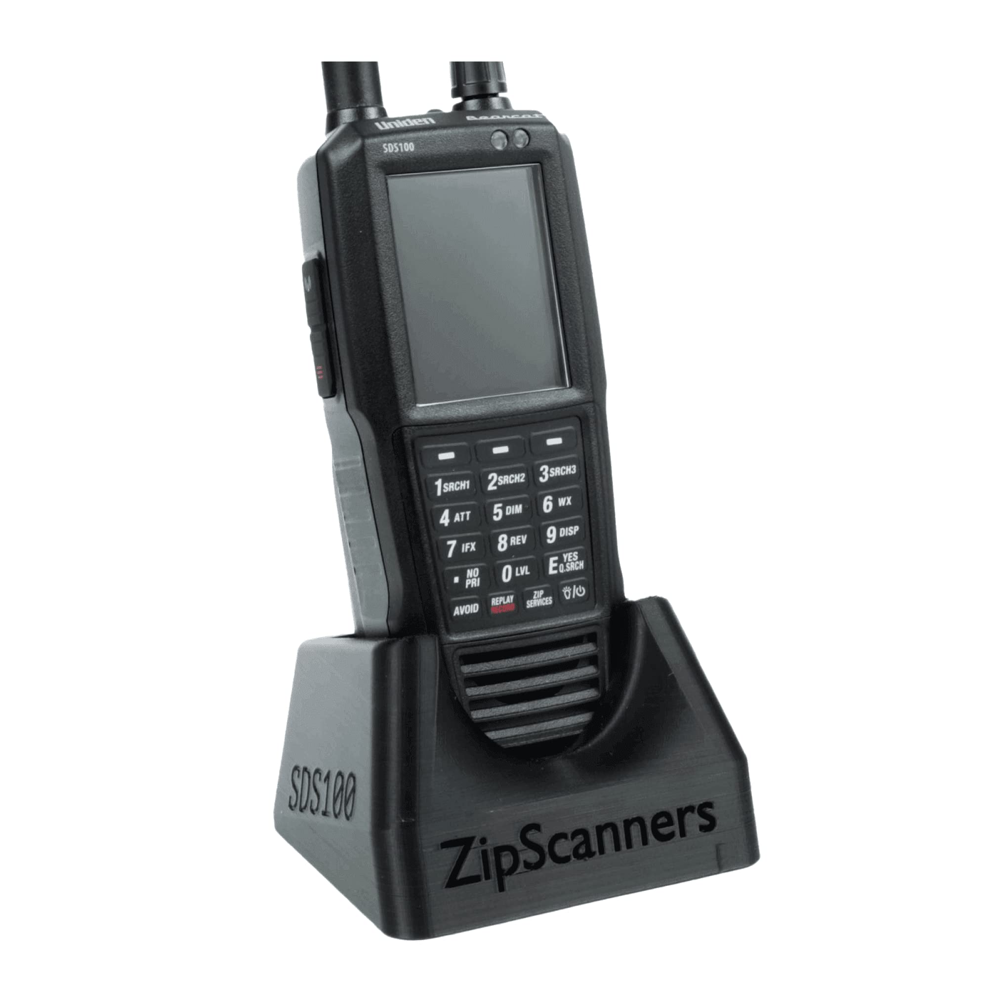 Desktop Stand for Uniden SDS100 Police Scanner | Police Scanner NOT Included | Designed for The Uniden SDS100 Handheld Police Scanner Only | Stand Police Scanner Upright & Toggle Between Frequencies