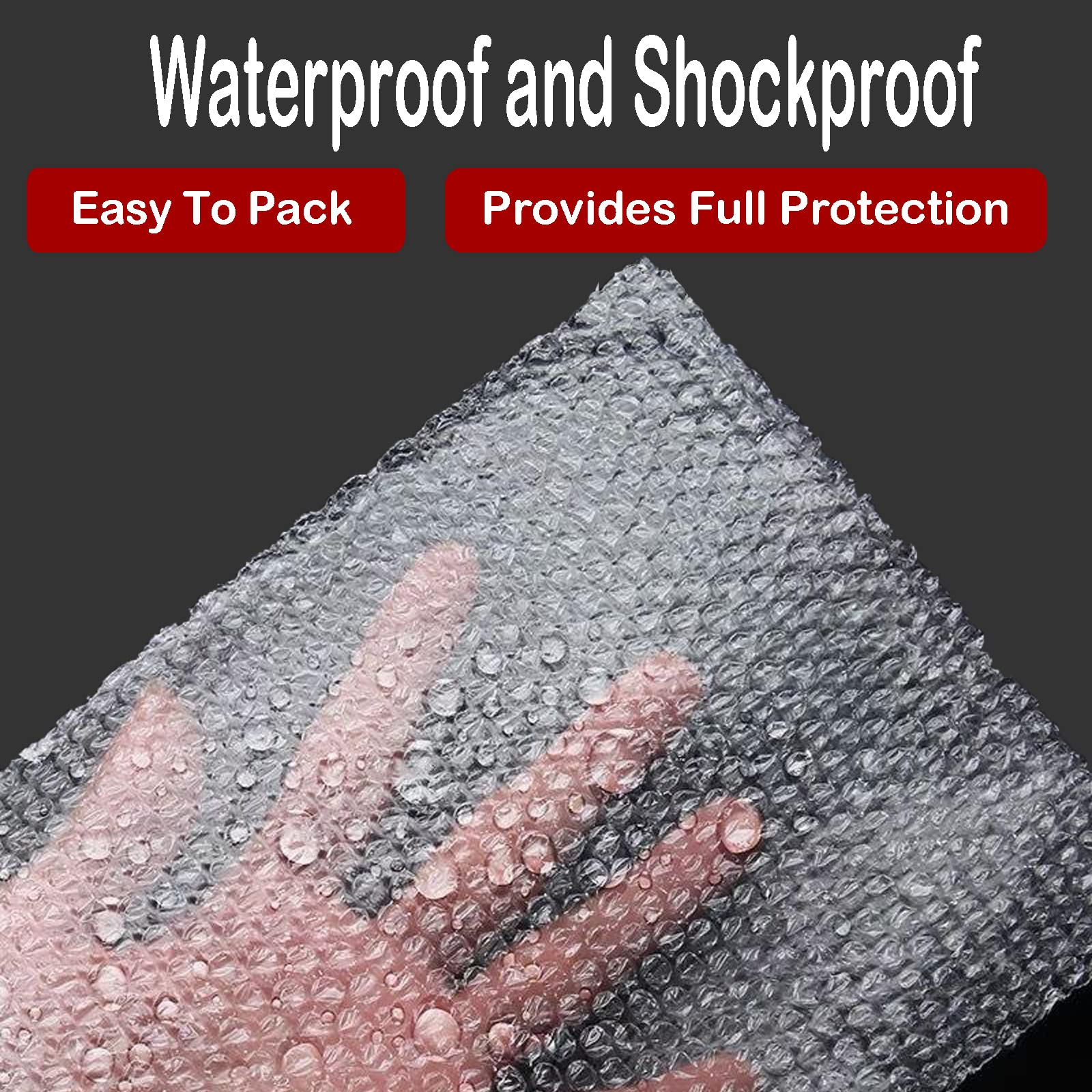 50Pcs Bubble Pouches Wrap 12”x12”, Clear Bubble Out Bags for Packing, Double Walled Moving Supplies Bubble Bags for Fragile Dishes China Plates, Bubble Pouch Bags for Shipping Storage Wrapping