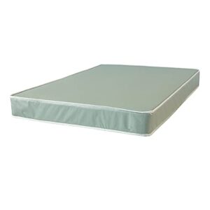 mattress comfort, 8-inch firm double sided tight top waterproof vinyl innerspring mattress, twin