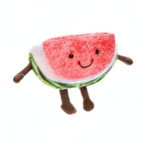 XIYUAN 19.6" Soft Toys Fruit Serie Watermelon Fruit Plush Doll Pillow Stuffed Plushie Cherry Toys Cute Soft Toys, Soft Pillow cushionHome DecorationPlush ToyGift