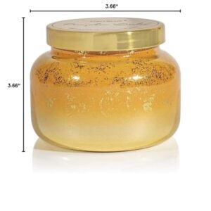 Capri Blue Glimmer Signature Jar - Pumpkin Dulce Scented Candle with Ombre Glass Candle Holder - Luxury Aromatherapy Candle - 19 Oz - Cider and Gold