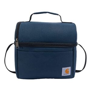 carhartt gear b0000304 insulated 12 can 2 compartment lunch cooler - one size fits all - navy