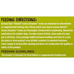 Rachael Ray Nutrish Savory Roasters Real Meat Dog Treats, Roasted Chicken Recipe, 30 Ounce (Pack of 1)