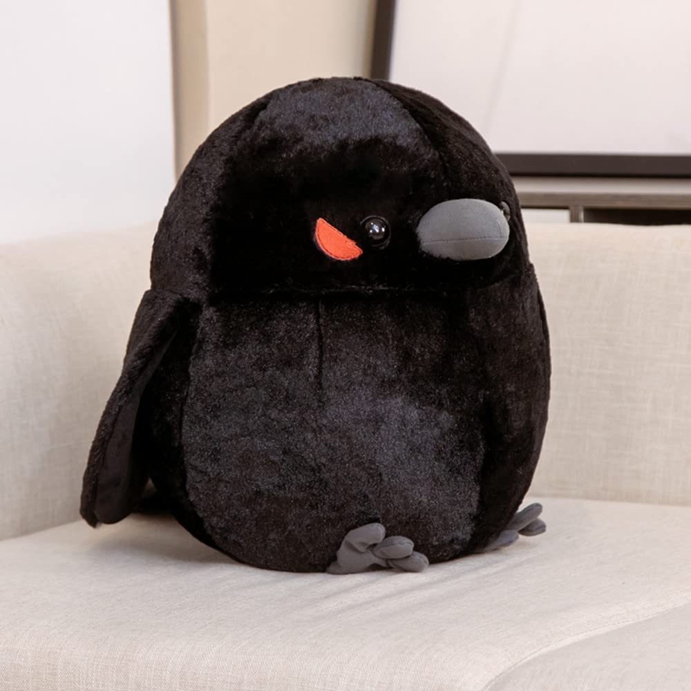 XIYUAN Sparrow Plush Toy 17.8inch Large Fat Bird Plushie Doll Cute Ball Soft Throw Pillow Funny Animal Form Plush Stuffed ToyCushion Kids and Adults Gift