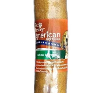 Pet Factory American Beefhide 12" Knotted Bone Dog Chew Treat - Chicken Flavor, 1 Count/1 Pack