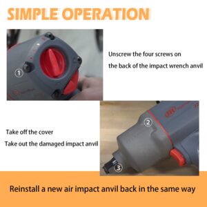 besttruck 1/2” Air Impact Anvil Replacement for Original IR2235TiMax / IR2235QTiMax