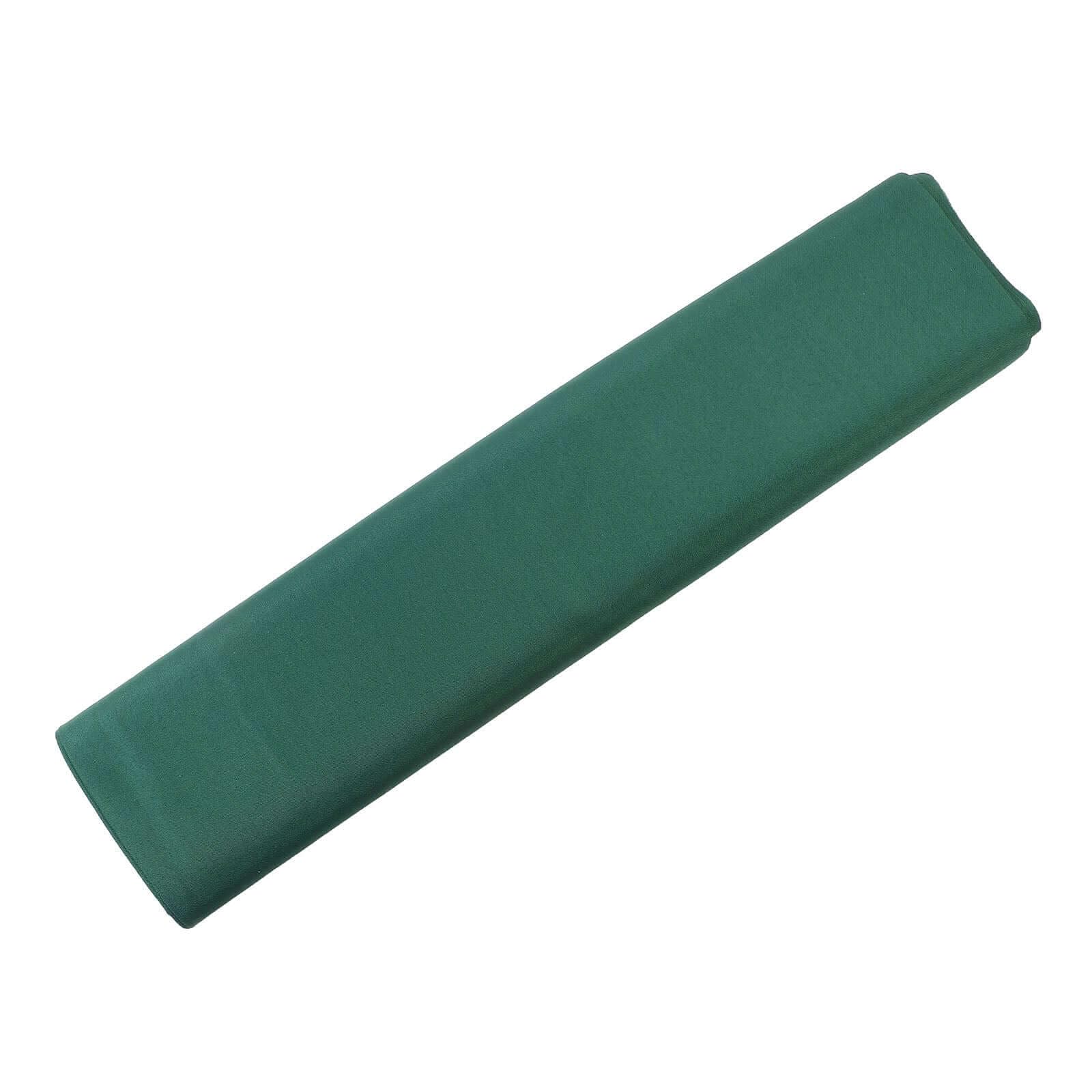 Efavormart 54 x 10 Yards Hunter Emerald Green Polyester Wedding Banquet Restaurant Wholesale Fabric Bolt for Party Event Decor Arts and Crafts