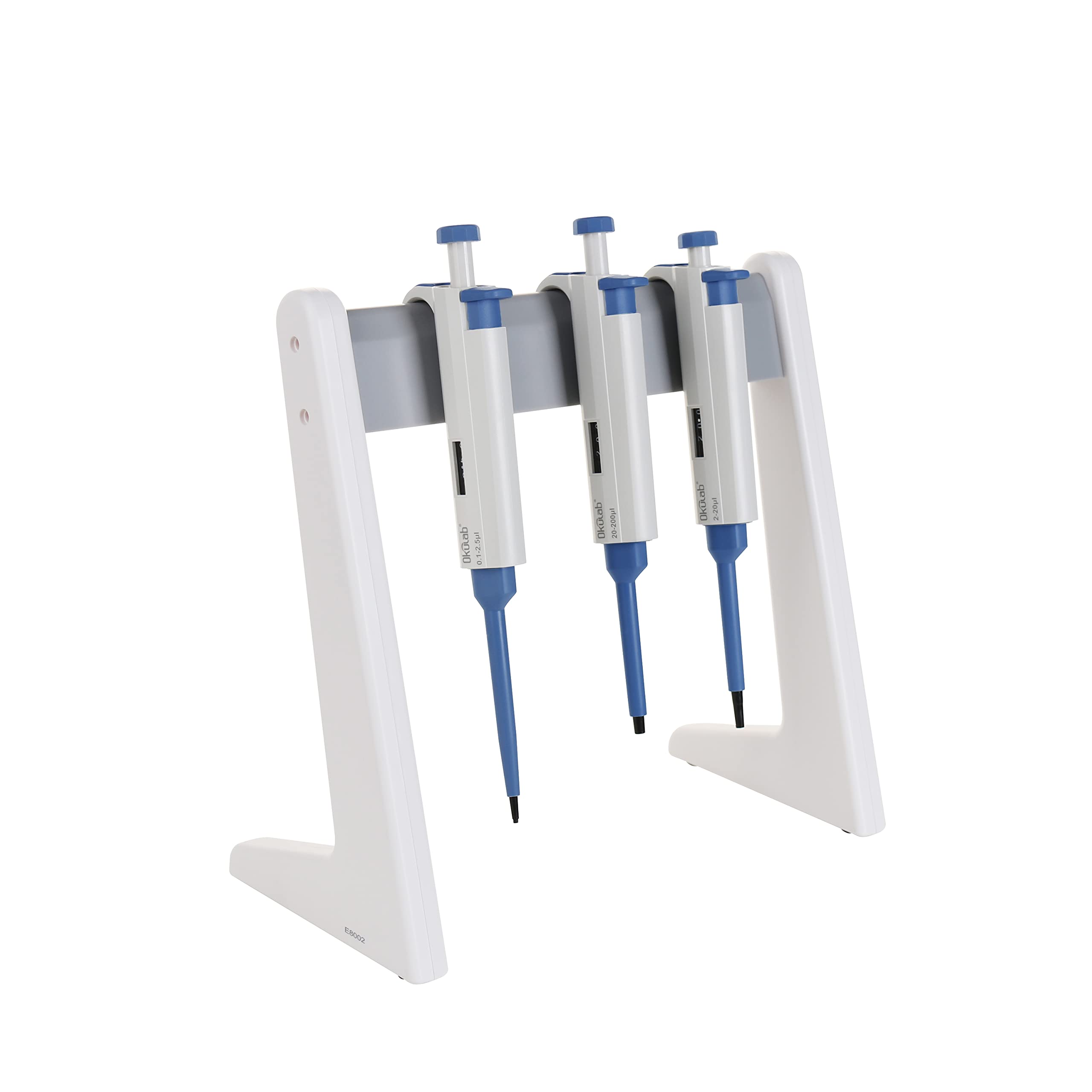 Okulab Pipette Rack, Micropipette Stand Holder, Hold up to 8 pipettes, ABS Material, for Laboratory, PSL6A1