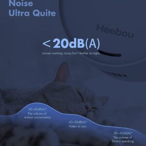 Heebou Cat Litter Deodorizer Smart Litter Box Odor Eliminator 99% Dust-Free for All Kinds of Cat Litter Box Pets Litter Box Room Wardrobe Shoe Cabinet Toilet