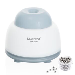 labinvo mini vortex paint mixer, lab vortex shakers with touch function, lab vortexer for gel polish, eyelash adhesives and test tubes vortex mixing, in-mxmn001