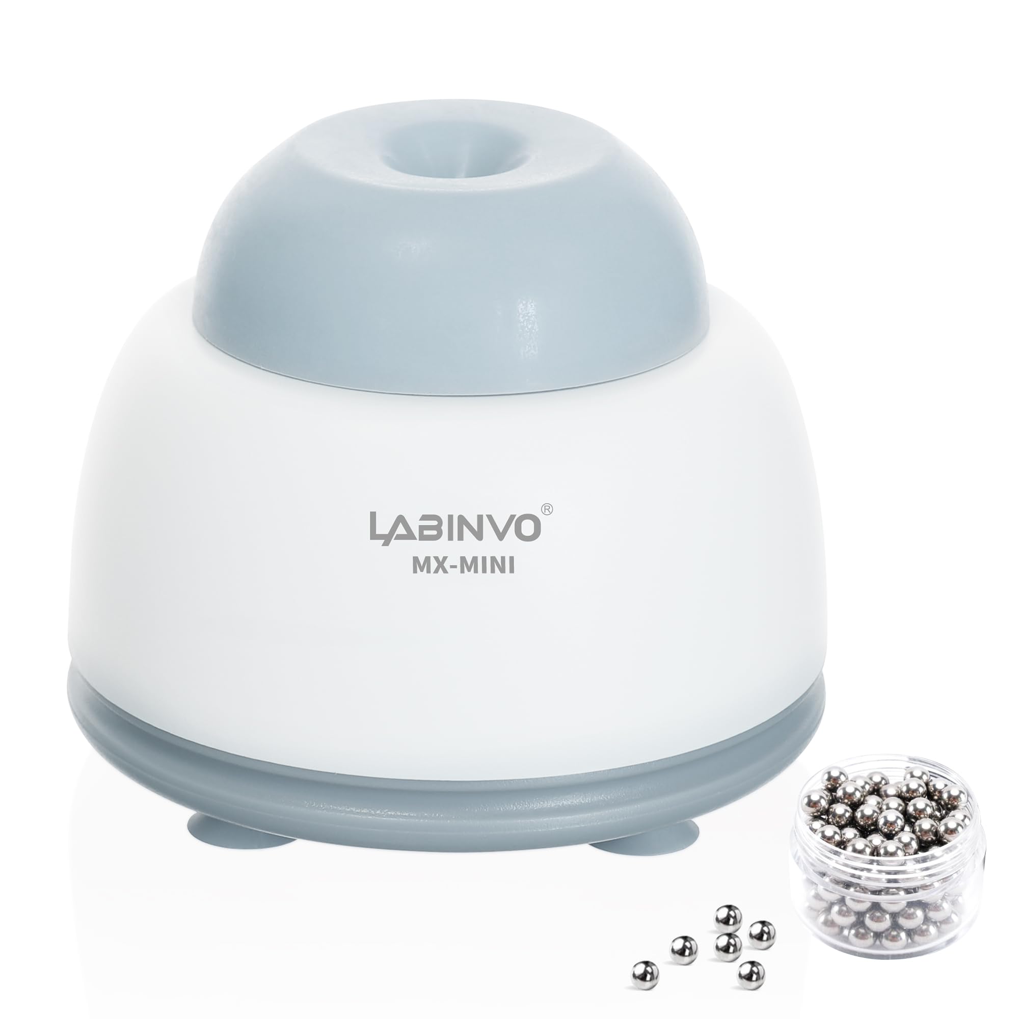 LABINVO Mini Vortex Paint Mixer, Lab Vortex Shakers with Touch Function, Lab Vortexer for Gel Polish, Eyelash Adhesives and Test Tubes Vortex Mixing, IN-MXMN001