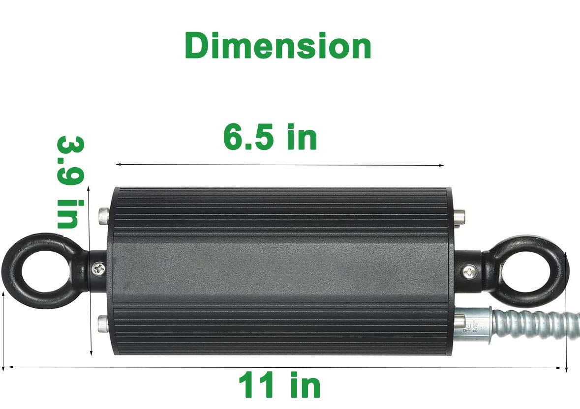 40W Emergency LED Driver for UFO LED HIGH Bay Light , AC Input 100-347V Output DC170V Emergency Backup Battery Emergency Driver UL Listed (4 Pack)