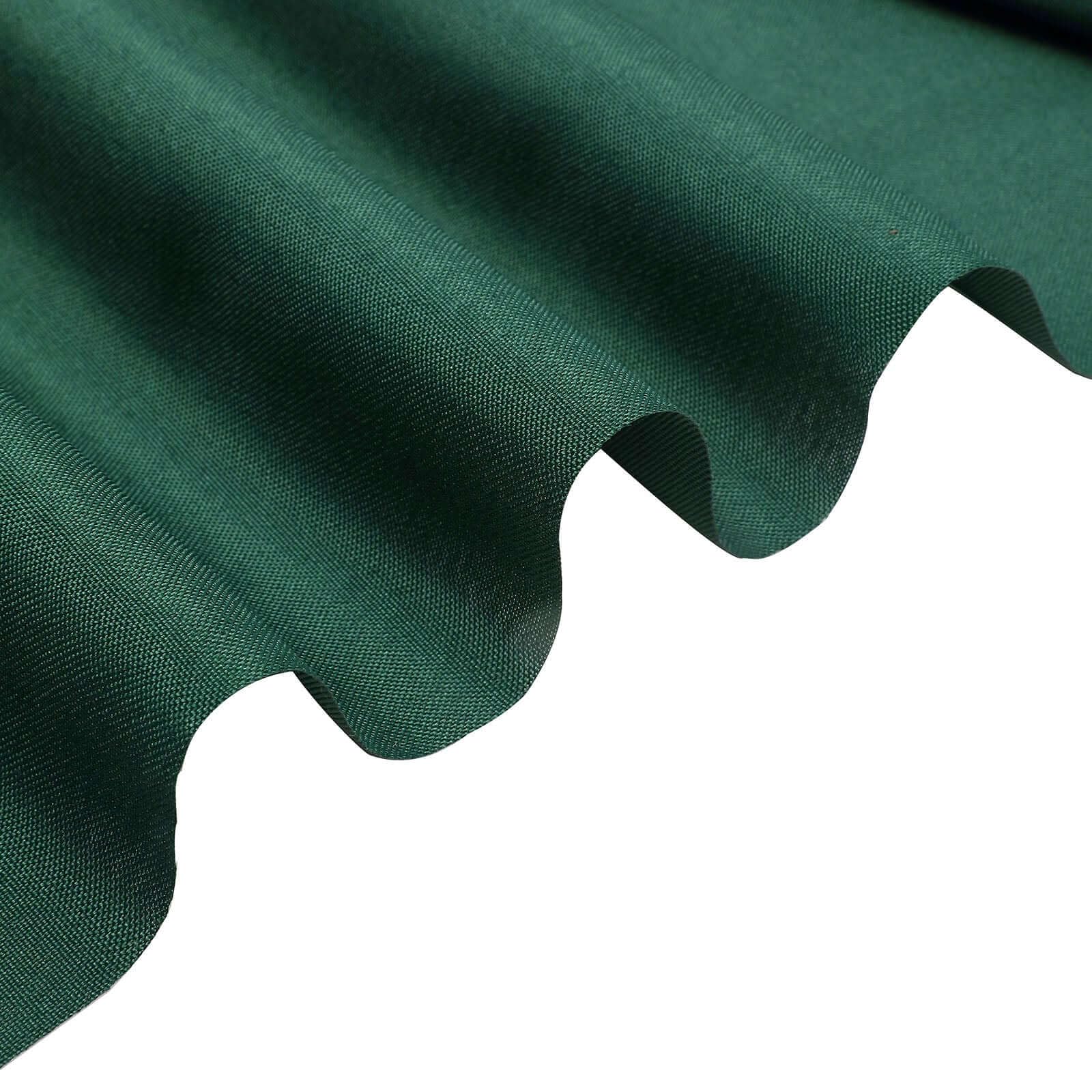 Efavormart 54 x 10 Yards Hunter Emerald Green Polyester Wedding Banquet Restaurant Wholesale Fabric Bolt for Party Event Decor Arts and Crafts