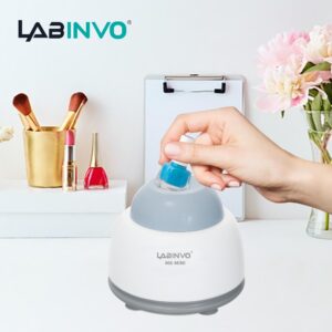 LABINVO Mini Vortex Paint Mixer, Lab Vortex Shakers with Touch Function, Lab Vortexer for Gel Polish, Eyelash Adhesives and Test Tubes Vortex Mixing, IN-MXMN001