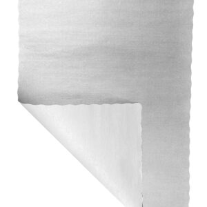 Paper Placemats - Disposable - Scalloped Edge (White, 100)