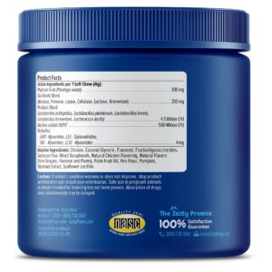 Allergy Immune Supplement for Dogs Lamb- with Omega 3 Wild Alaskan Salmon Fish Oil + Probiotic for Dogs - with Natural Digestive Enzymes + Prebiotics & Pumpkin