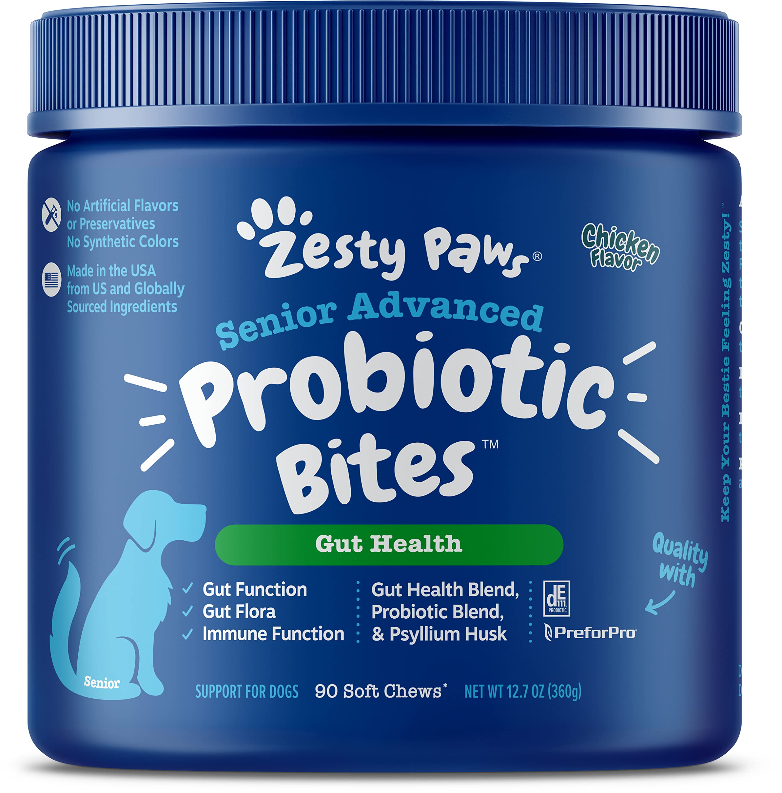 Allergy Immune Supplement for Dogs Lamb- with Omega 3 Wild Alaskan Salmon Fish Oil + Probiotic for Dogs - with Natural Digestive Enzymes + Prebiotics & Pumpkin