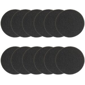 compost bin charcoal filters for compost bucket kitchen replacement pail carbon filters 7.25 inch, round, 12 pack