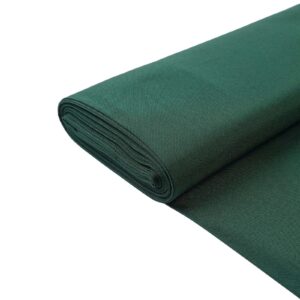 efavormart 54 x 10 yards hunter emerald green polyester wedding banquet restaurant wholesale fabric bolt for party event decor arts and crafts