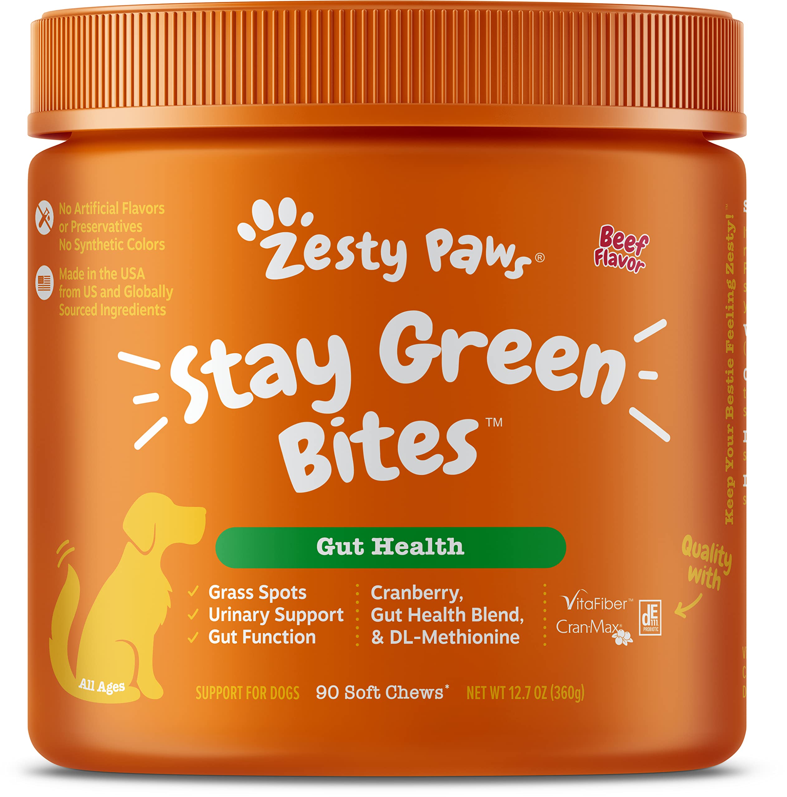 Allergy Immune Supplement for Dogs - with Omega 3 Wild Alaskan Salmon Fish Oil + Stay Green Bites for Dogs - Grass Burn Soft Chews for Lawn Spots