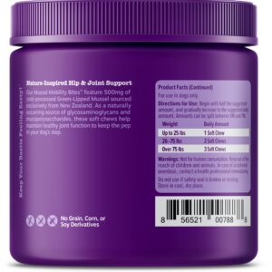 Allergy Immune Supplement for Dogs - with Omega 3 Wild Alaskan Salmon Fish Oil + New Zealand Green Lipped Mussel Chewable Treats for Dogs