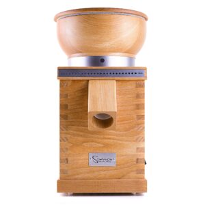 Sana Grain Mill, Premium Grain Mill, 850-gram capacity 100 gram per minute output 15 Year Warranty, Made in Germany, Natural Beech Wood