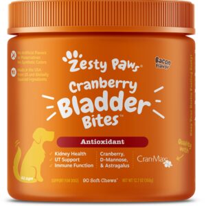 Chew No Poo Bites - Coprophagia Stool Eating Deterrent for Dogs + Cranberry Soft Chews for Dogs - Kidney, Bladder & Urinary Tract Wellness