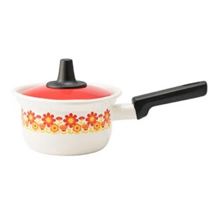 fuji horo fj-14m sf milk pan, 5.5 inches (14 cm), memories sunflower