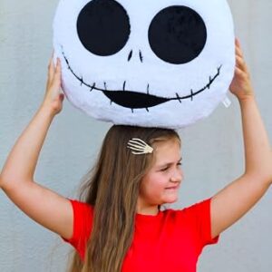 Wondapop Disney The Nightmare Before Christmas Jack Skellington 16" Plush Pillow, Indoor Home Décor and Halloween Decoration