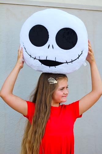 Wondapop Disney The Nightmare Before Christmas Jack Skellington 16" Plush Pillow, Indoor Home Décor and Halloween Decoration