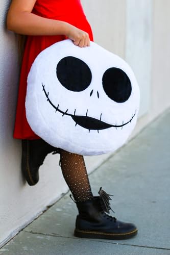 Wondapop Disney The Nightmare Before Christmas Jack Skellington 16" Plush Pillow, Indoor Home Décor and Halloween Decoration