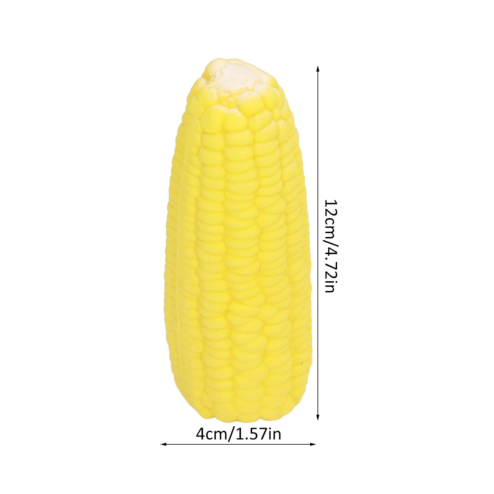 Puppy Teething Chew Toys, Latex Soft Dog Teething Corn Toys, 5 Pieces with Sound for Medium Dogs