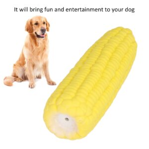 Puppy Teething Chew Toys, Latex Soft Dog Teething Corn Toys, 5 Pieces with Sound for Medium Dogs