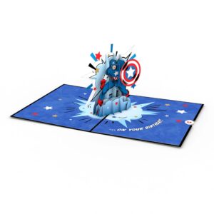 Lovepop Marvel's Avengers Captain America Birthday Pop-Up Card