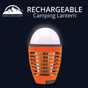 Himalayan Glow Camping Lantern, LED Bulb with 360° of Brightness, Rechargeable Hiking Gear, Hanging Night Light, (Pack of 1)